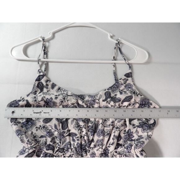 BB Dakota Tiered Maxi Dress Medium Tank Floral Boho Hippie Cottage Core - Picture 13 of 16